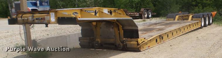 image for item DC4556 2007 Etnyre lowboy equipment trailer