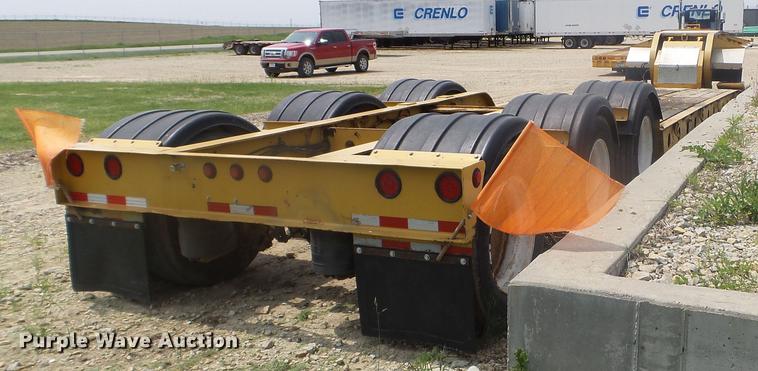 image for item DC4556 2007 Etnyre lowboy equipment trailer