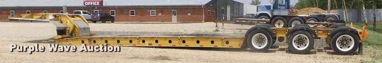image for item DC4556 2007 Etnyre lowboy equipment trailer