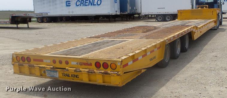 image for item DC4557 2005 Trail King TK110HT-533 drop deck equipment trailer