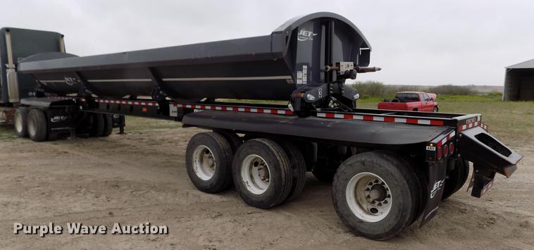 image for item DE1187 2016 Jet side dump trailer