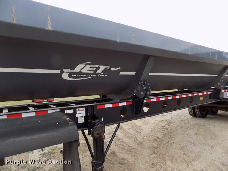 image for item DE1187 2016 Jet side dump trailer