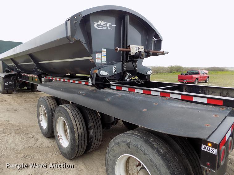 image for item DE1187 2016 Jet side dump trailer