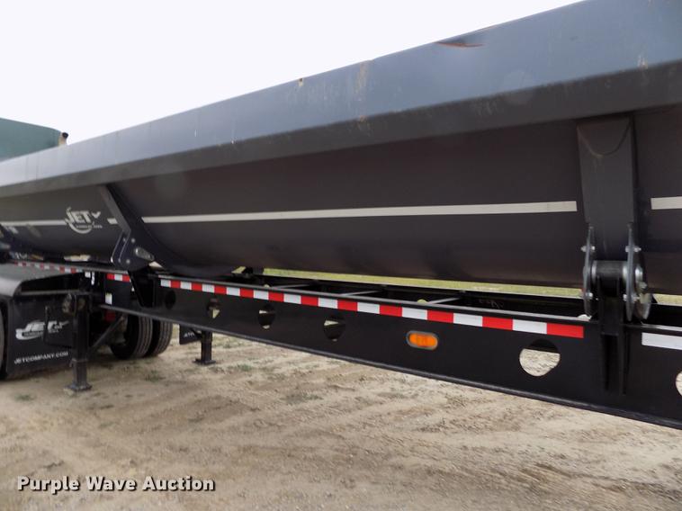 image for item DE1187 2016 Jet side dump trailer