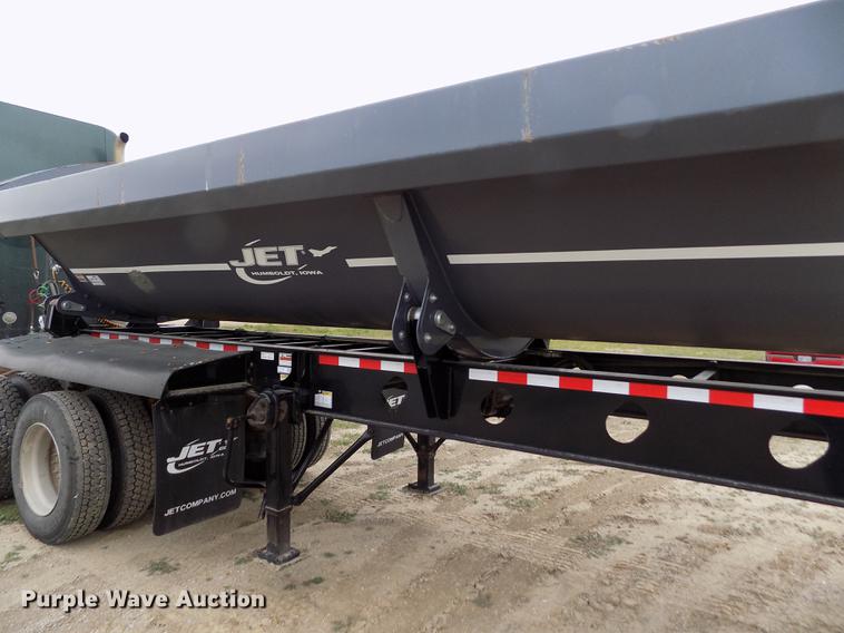 image for item DE1187 2016 Jet side dump trailer