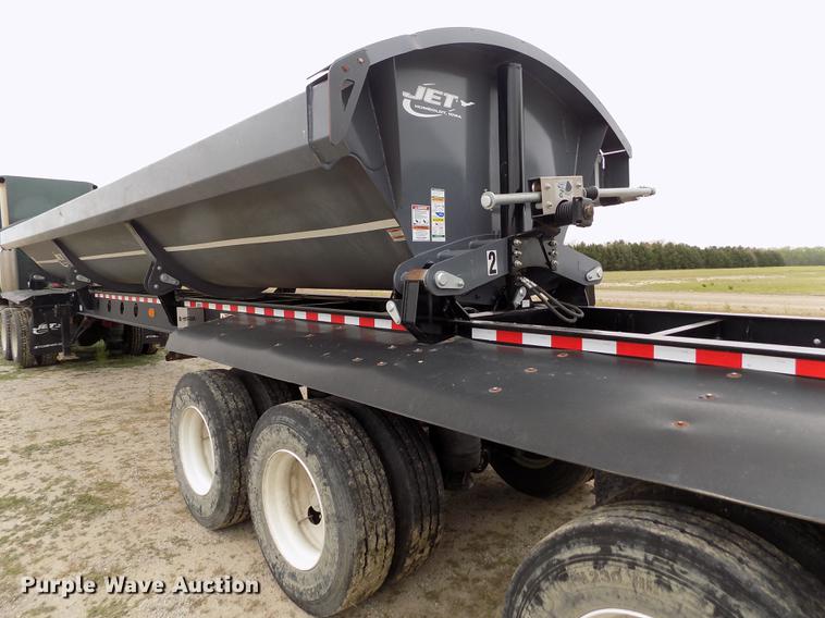 image for item DE1188 2016 Jet side dump trailer