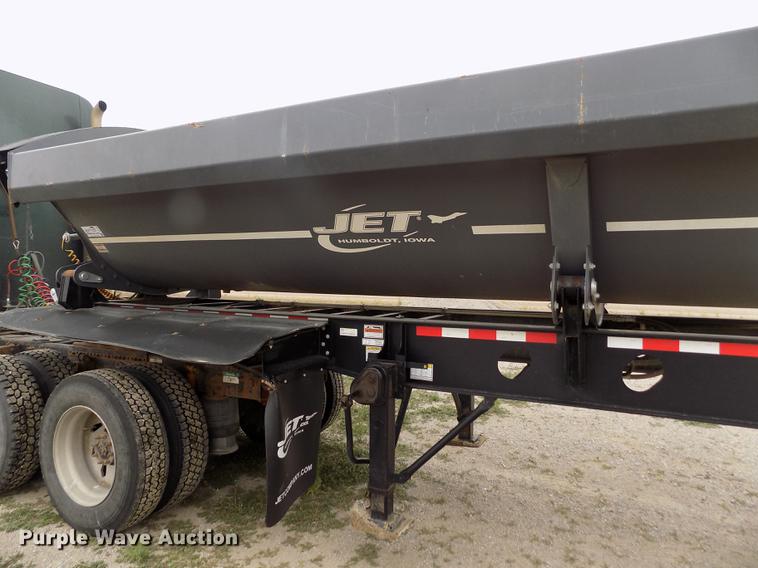 image for item DE1188 2016 Jet side dump trailer