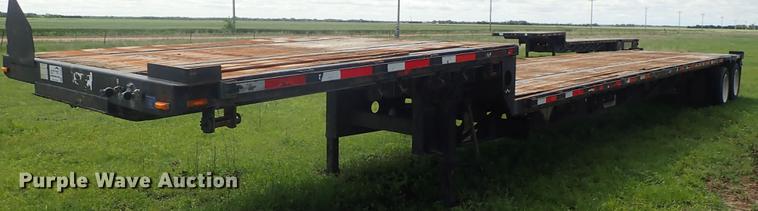 image for item DE5375 2003 Transcraft drop deck trailer