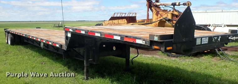 image for item DE5375 2003 Transcraft drop deck trailer