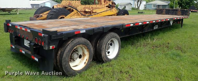 image for item DE5375 2003 Transcraft drop deck trailer