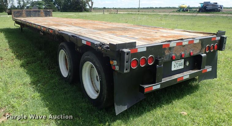 image for item DE5375 2003 Transcraft drop deck trailer