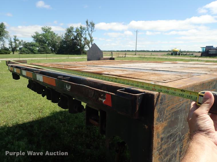 image for item DE5375 2003 Transcraft drop deck trailer