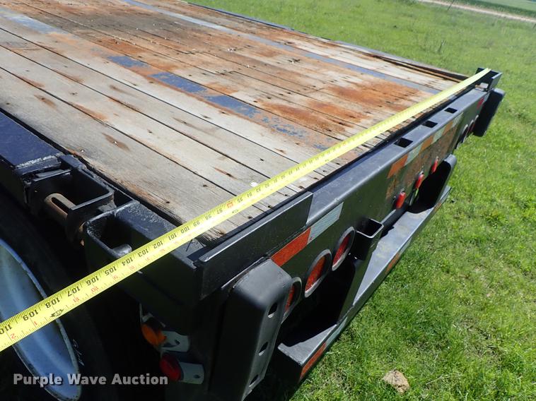 image for item DE5375 2003 Transcraft drop deck trailer