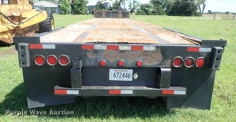 image for item DE5375 2003 Transcraft drop deck trailer