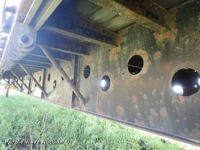 image for item DE5375 2003 Transcraft drop deck trailer