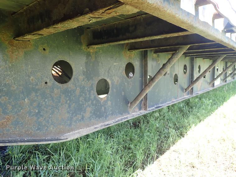 image for item DE5375 2003 Transcraft drop deck trailer