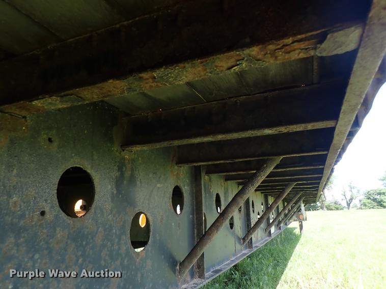 image for item DE5375 2003 Transcraft drop deck trailer