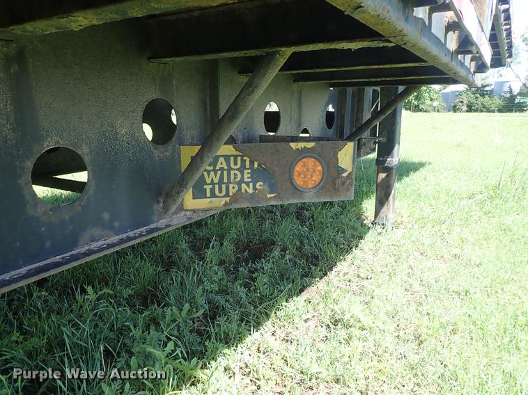 image for item DE5375 2003 Transcraft drop deck trailer