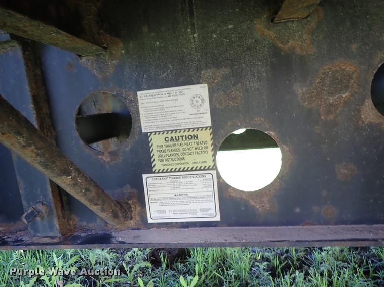 image for item DE5375 2003 Transcraft drop deck trailer