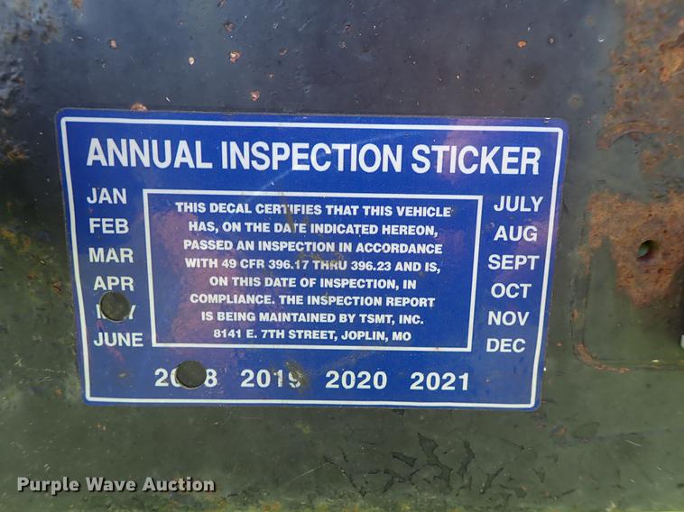 image for item DE5375 2003 Transcraft drop deck trailer