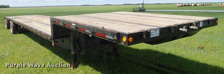 image for item DE5376 2002 Doonan 502-DB14 drop deck trailer