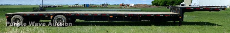 image for item DE5376 2002 Doonan 502-DB14 drop deck trailer