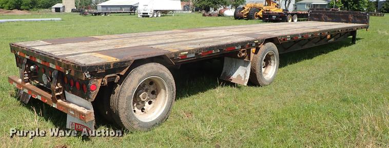 image for item DE5376 2002 Doonan 502-DB14 drop deck trailer