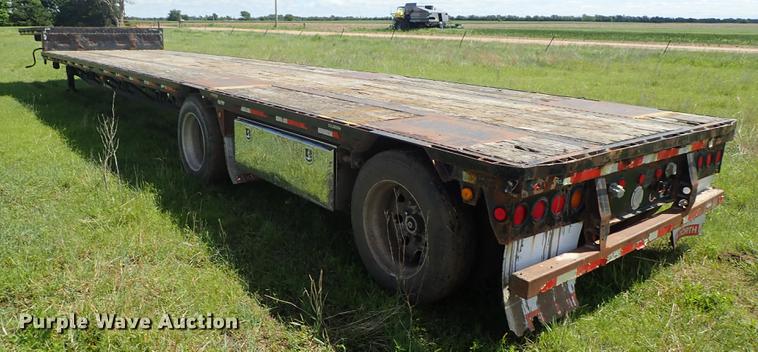 image for item DE5376 2002 Doonan 502-DB14 drop deck trailer