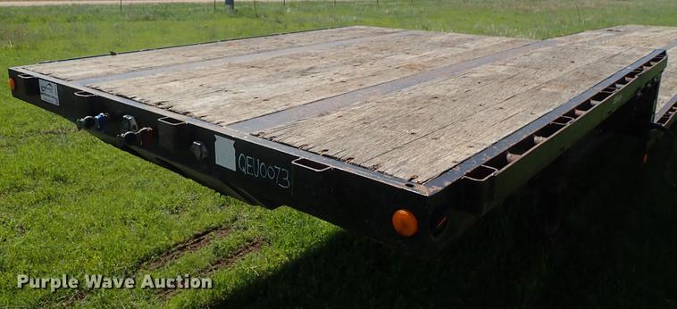 image for item DE5376 2002 Doonan 502-DB14 drop deck trailer