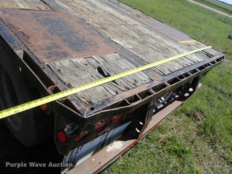 image for item DE5376 2002 Doonan 502-DB14 drop deck trailer