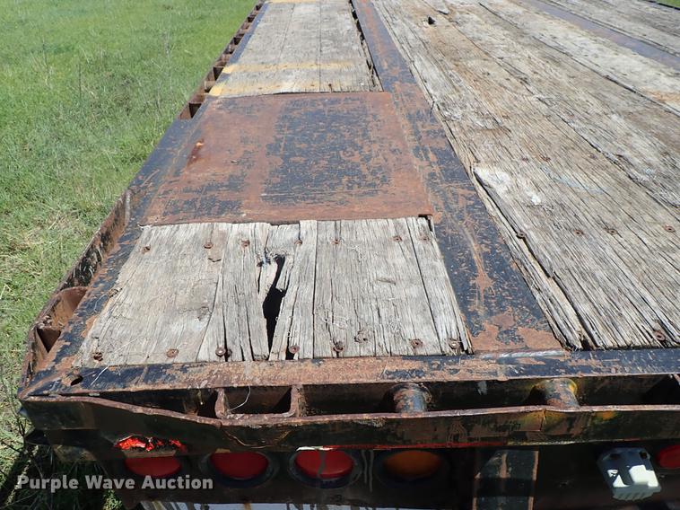 image for item DE5376 2002 Doonan 502-DB14 drop deck trailer