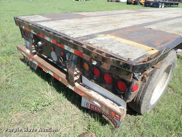 image for item DE5376 2002 Doonan 502-DB14 drop deck trailer