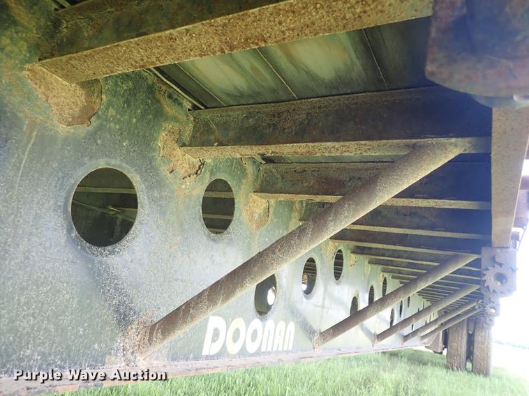 image for item DE5376 2002 Doonan 502-DB14 drop deck trailer