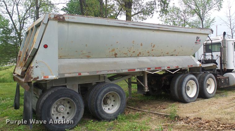 image for item DF7235 2001 L&M TA230F96AR end dump trailer