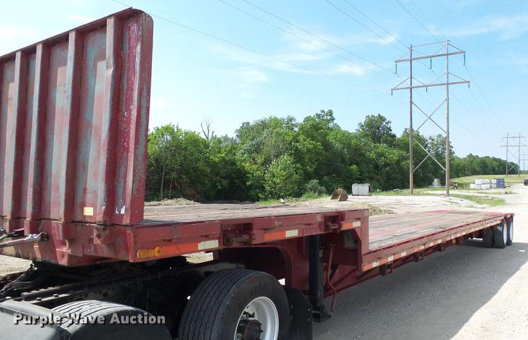 image for item DF7329 1992 Dorsey drop deck trailer
