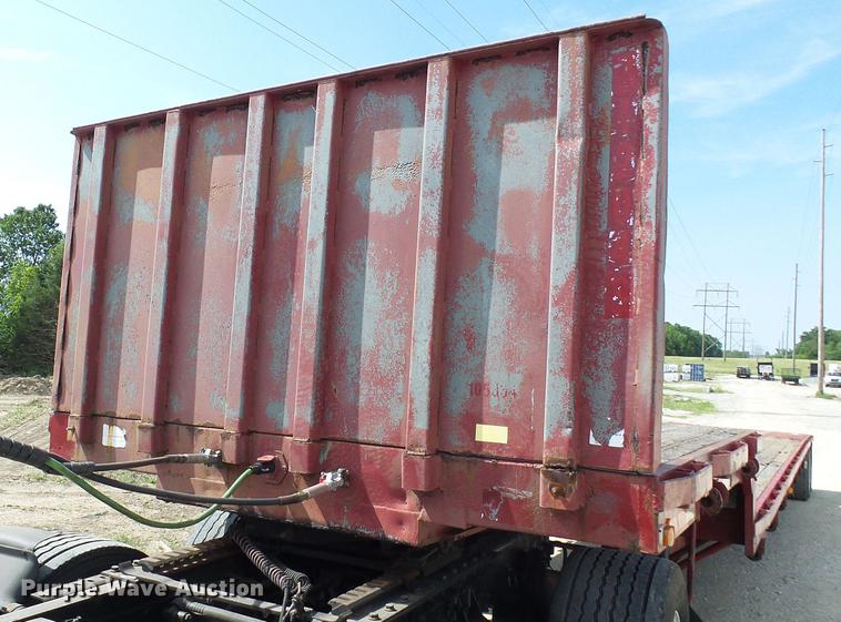image for item DF7329 1992 Dorsey drop deck trailer