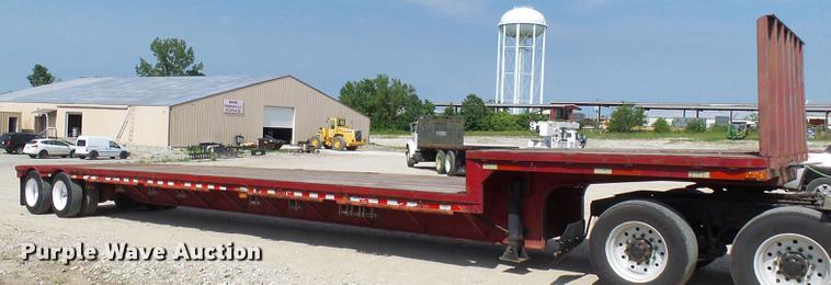 image for item DF7329 1992 Dorsey drop deck trailer