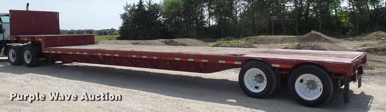 image for item DF7329 1992 Dorsey drop deck trailer
