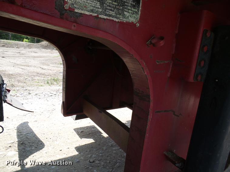 image for item DF7329 1992 Dorsey drop deck trailer
