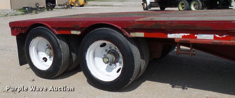 image for item DF7329 1992 Dorsey drop deck trailer