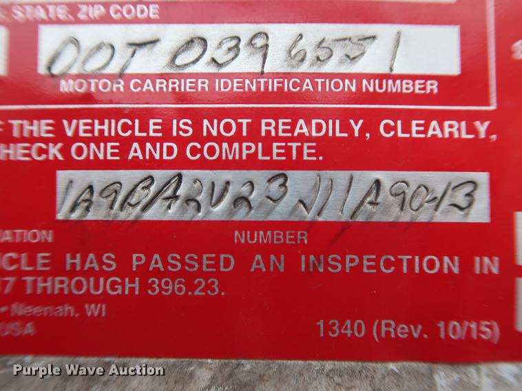 image for item DG4010 1988 CMC bottom dump trailer