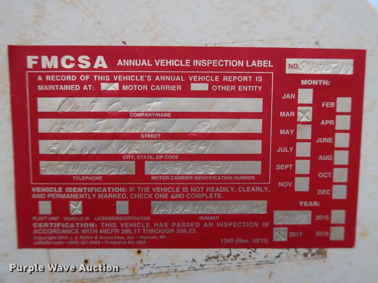 image for item DG4011 1988 CMC bottom dump trailer