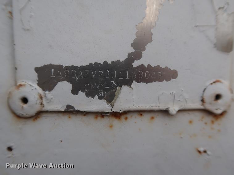 image for item DG4011 1988 CMC bottom dump trailer