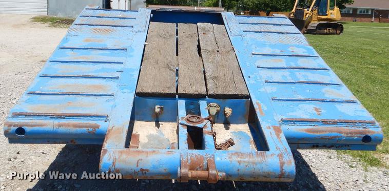 image for item ED9250 1972 Load Craft lowboy equipment trailer