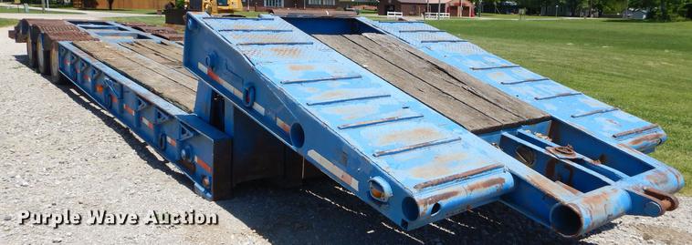 image for item ED9250 1972 Load Craft lowboy equipment trailer