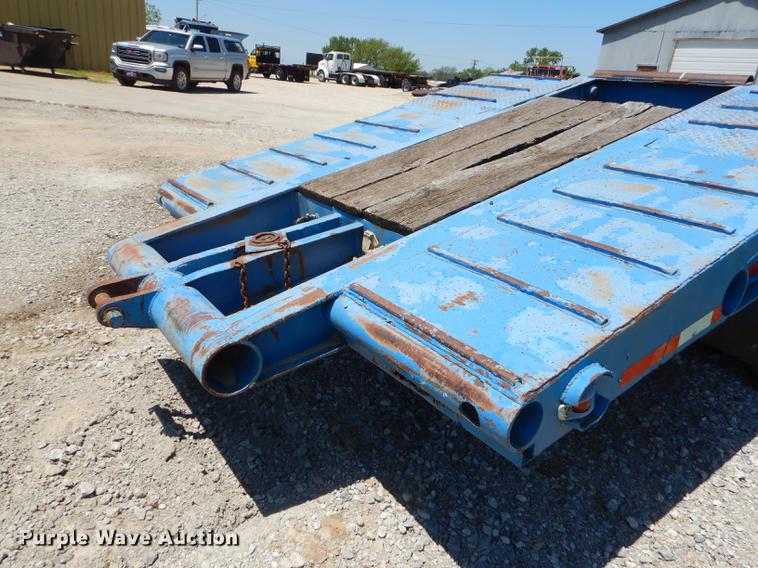 image for item ED9250 1972 Load Craft lowboy equipment trailer