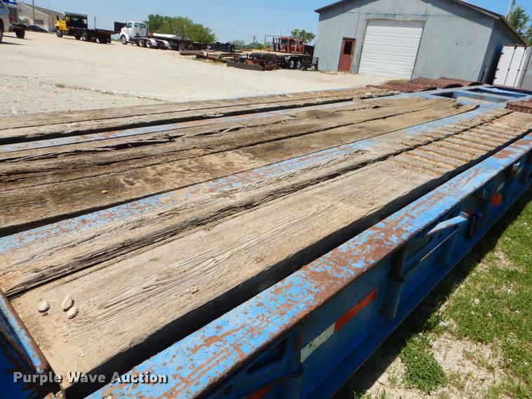 image for item ED9250 1972 Load Craft lowboy equipment trailer