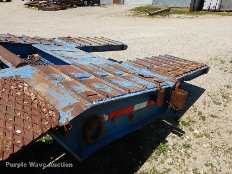 image for item ED9250 1972 Load Craft lowboy equipment trailer