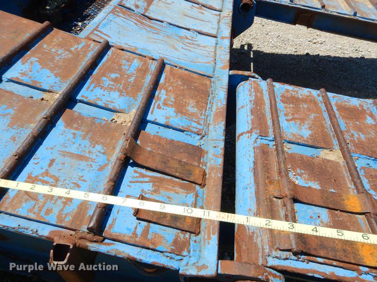 image for item ED9250 1972 Load Craft lowboy equipment trailer