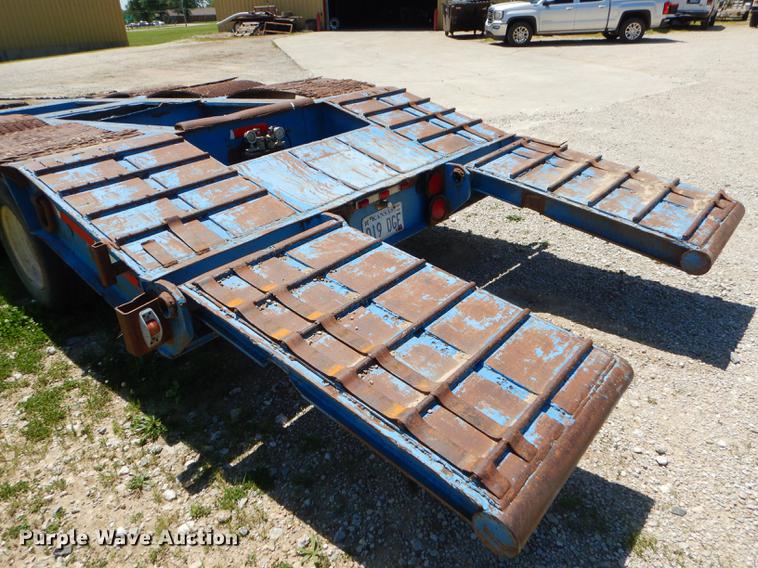 image for item ED9250 1972 Load Craft lowboy equipment trailer